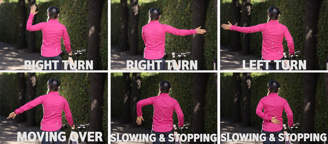 hand signals cycling