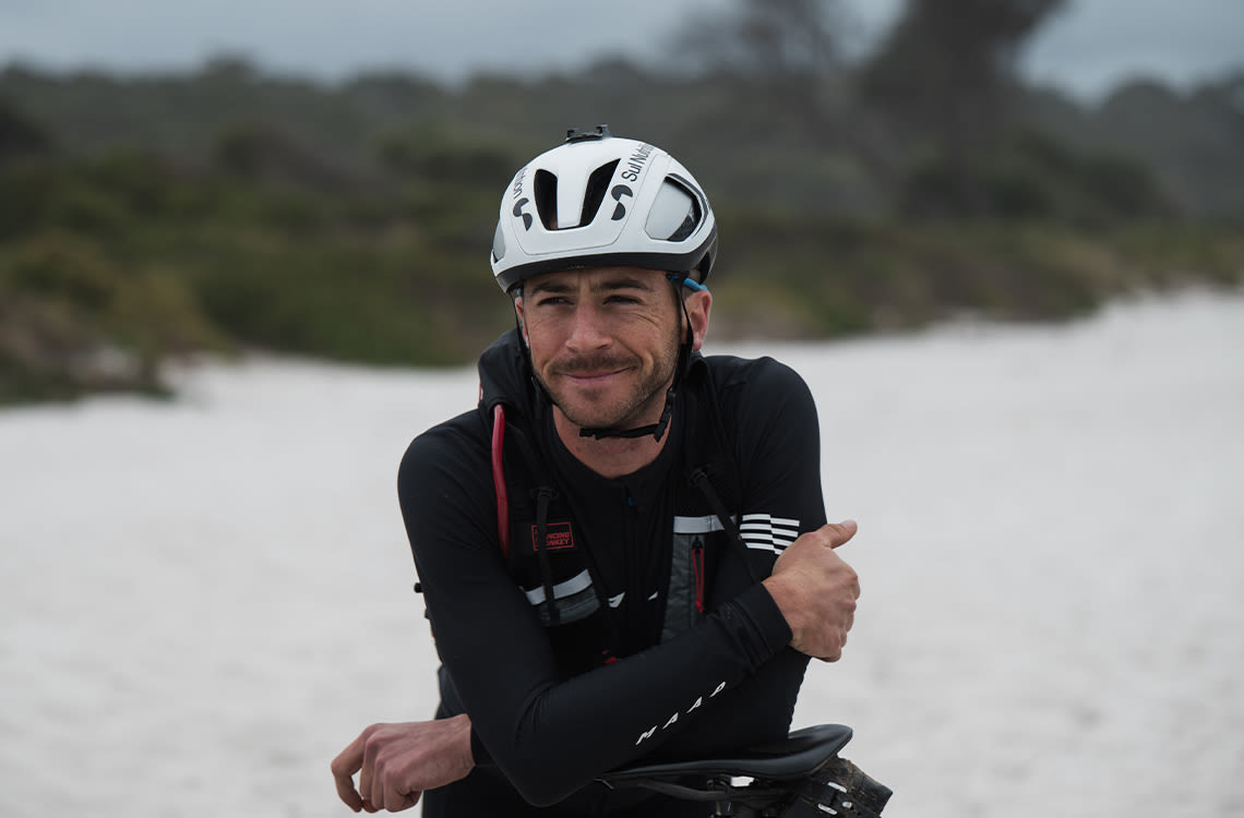 Scott Bowden reflects after reaching the Tasman Sea.