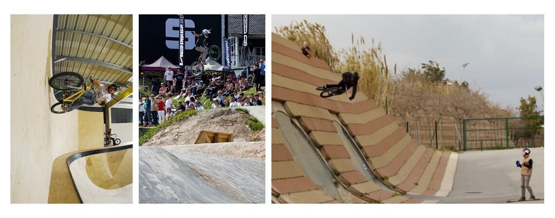 Those are memories of my BMX ride at differnet locations