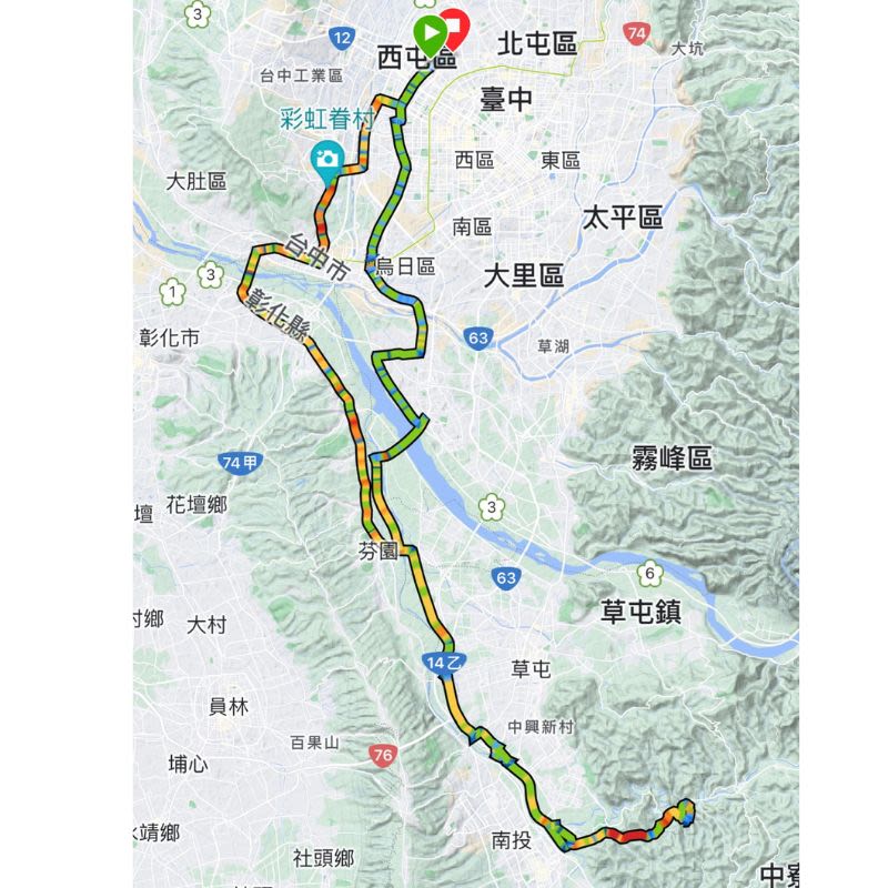 騎乘路線