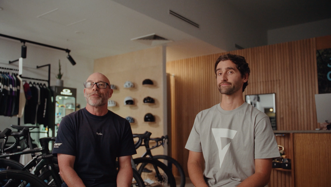 Giant Adelaide team members sharing their cycling experience and building community