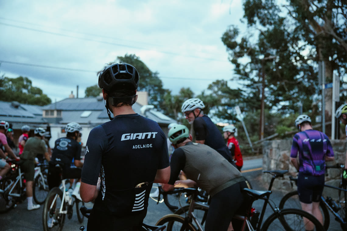 Giant Adelaide staff organising group rides for the local cycling community