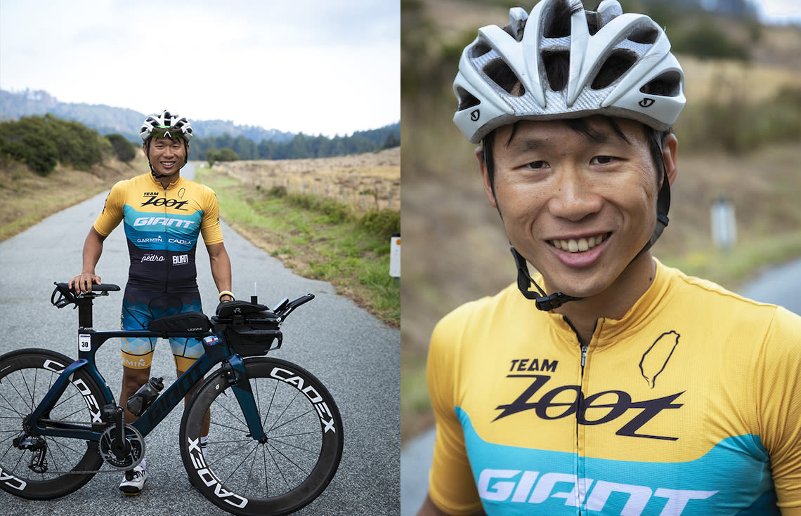 Giant-sponsored triathlete Yu Hsiao