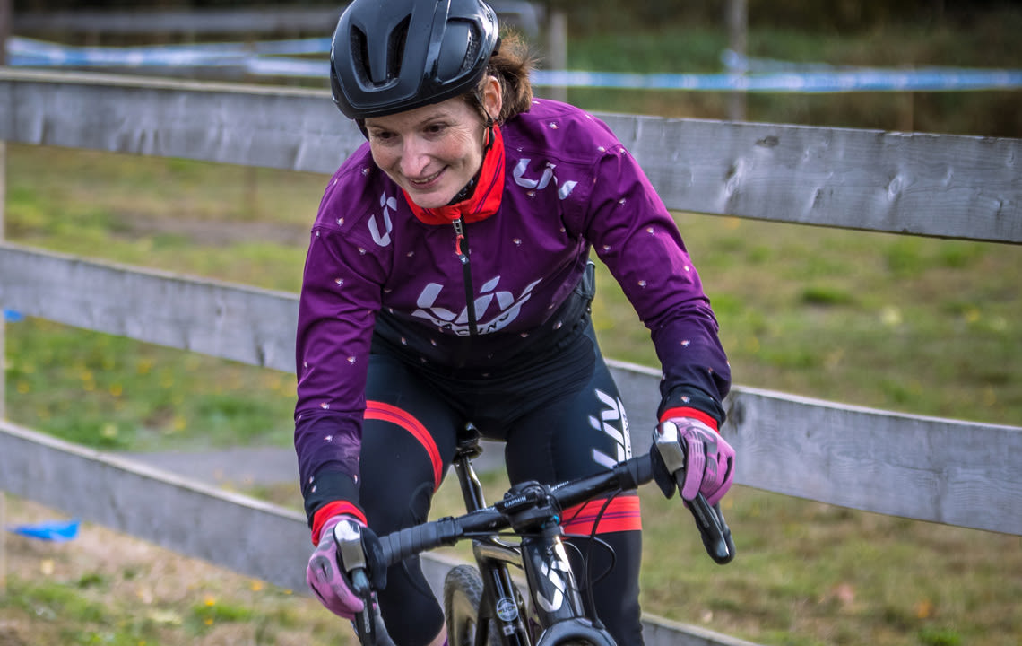 Sandra Walter racing cyclocross