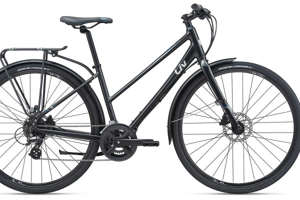 Alight 2 Disc City (step through), in Gunmetal Black. Availability varies by country.