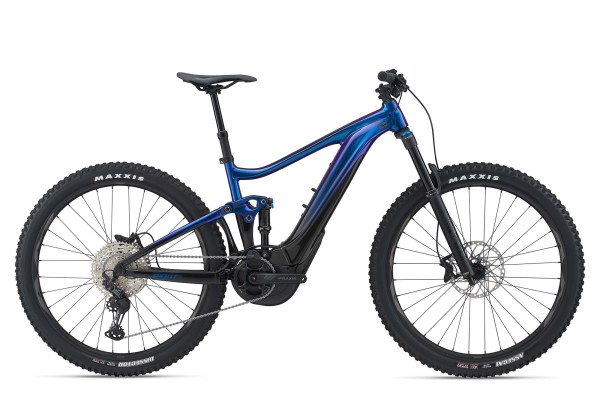 The Trance X E+ Pro 29 2 is built up with premium trail-riding components including a Giant Contact Switch dropper seatpost and Romero saddle, along with grippy, high-volume 2.6-inch tires. Availability varies by market. 