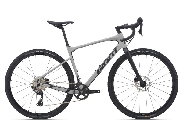 The 2020 Revolt Advanced 1 in Concrete features a lightweight composite frameset with a D-Fuse seatpost and handlebar. Availability varies by country. 