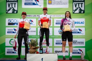 Podium de Madison Boissière en Coupe de France VTT!