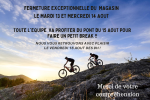 fermeture exceptionnelle