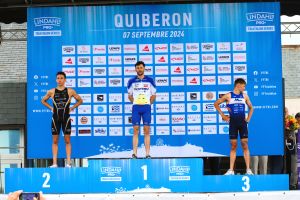 Pierre Le Corre brille sur le triathlon de Quiberon