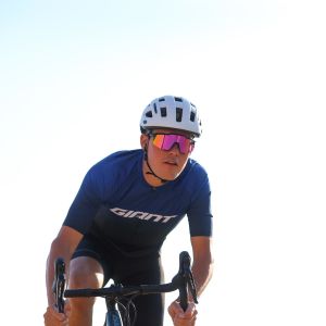 Road biker with Relay MIPS helmet
