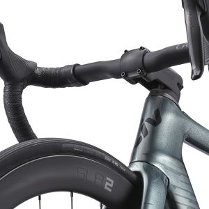 A close-up of the EnviLiv handlebars up against a white backdrop.