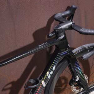 Looking down at the EnviLiv laying up against a wall.