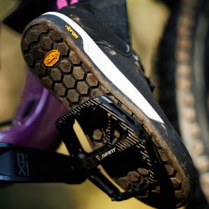 Close-up of the sole of the Liv Shuttle Flat Lace.