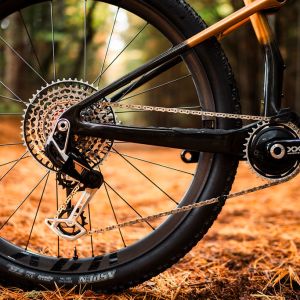 A close up look at the rear end drive-side on a Liv Pique Advanced SL CX bike.