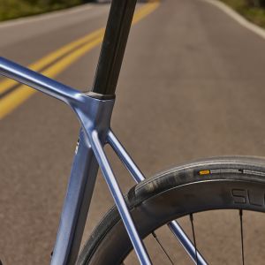 Close up view of rear triangle on Giant TCR Advanced.