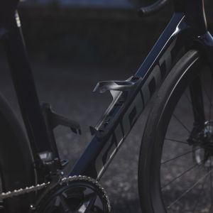 detail of downtube of road bike