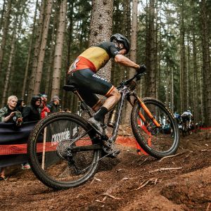 Professional mountain bike racers