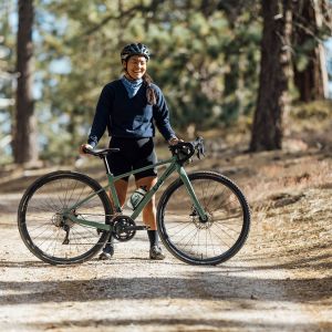 Woman standing with the Devote