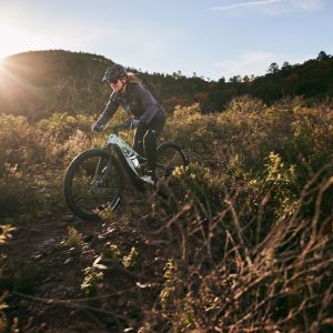 Woman riding the Embolden E+