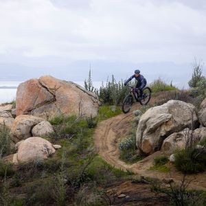 Woman riding the Pique