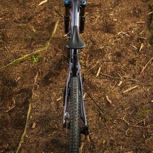 top view of mountain bike