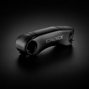CADEX Race Stem in 3/4 profile on black background