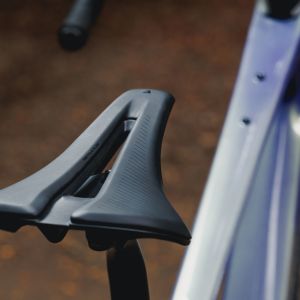 Giant Grit Saddle seen from the rear on a Giant Revolt Advanced Pro.