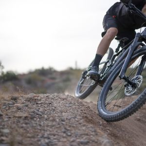 Mountain biker on Trance X 29