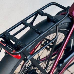 rear rack on bike