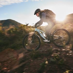 Woman riding the Embolden E+