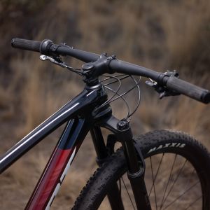 Rear drive side angle view of Crest XC Fork.