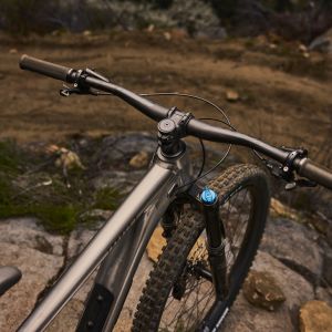 handlebars on a mountain bike