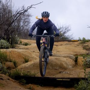 Woman riding the Pique