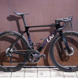 The full silhouette of the EnviLiv up against a wall. 