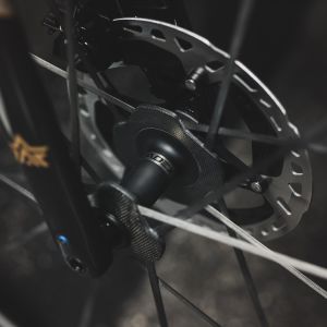 CADEX Max 40 wheelset hub close up.