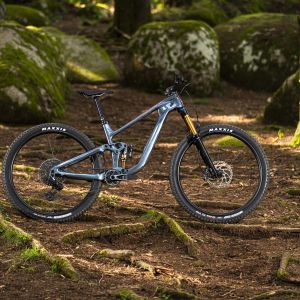 mountain bike in forest