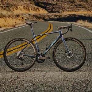 Giant TCR Advanced SL staged in middle of country road.