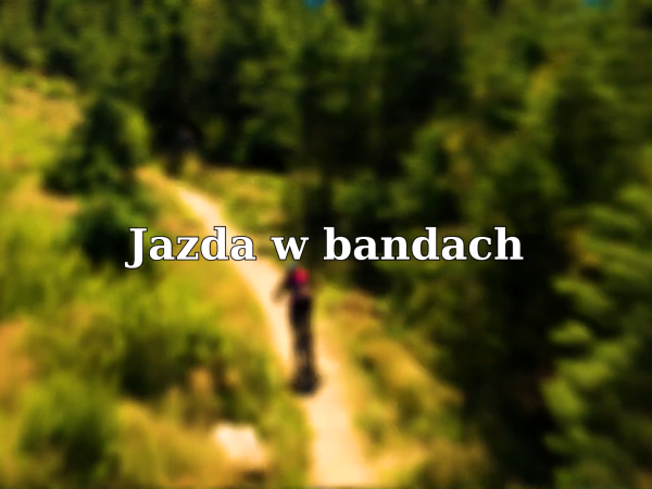 Popraw swoje umiejętności jazdy na rowerze górskim - Jazda w bandach
