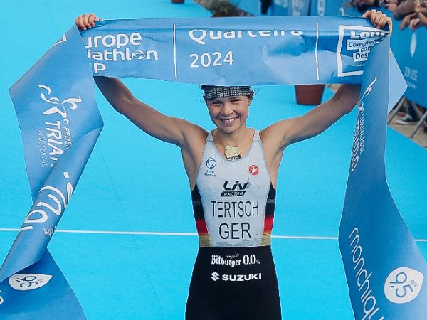 Lisa Tertsch Victorious at the European Triathlon Cup in Quarteira!