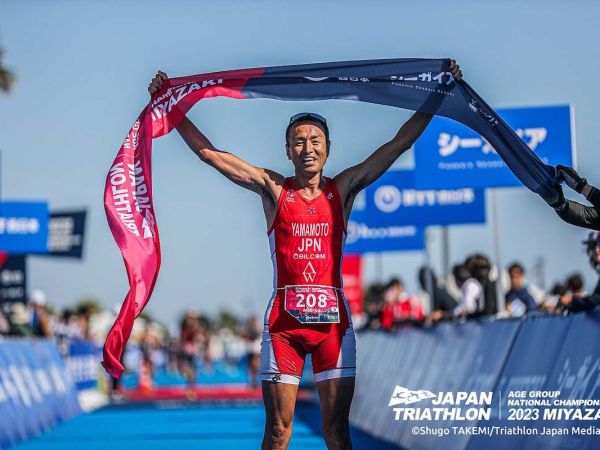 トライアスリートの山本淳一さんがエイジグループ日本選手権で優勝！