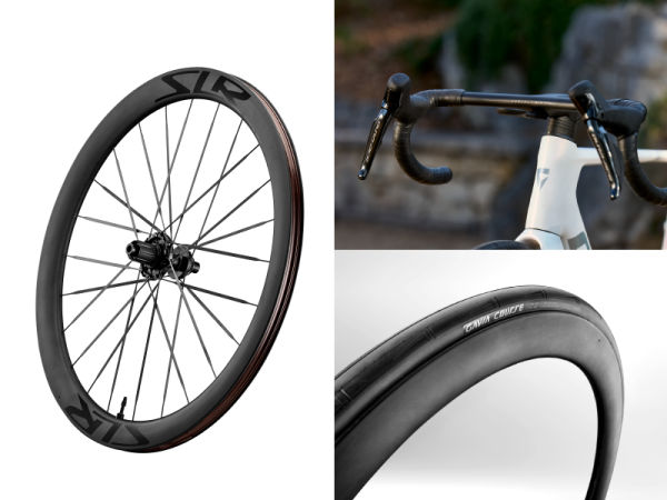 エアロホイール SLR 50 Wheelsystem、 ステム一体型ハンドルバー Contact SLR Aero In...