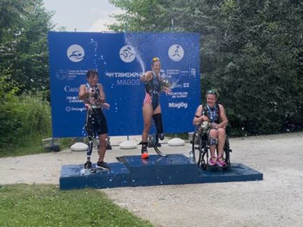 Allysa Seely Wins Gold at Paratriathlon World Cup in Magog, Canada!