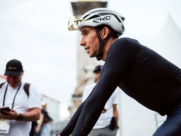 Pierre Le Corre au départ du Test Event Paris 2024