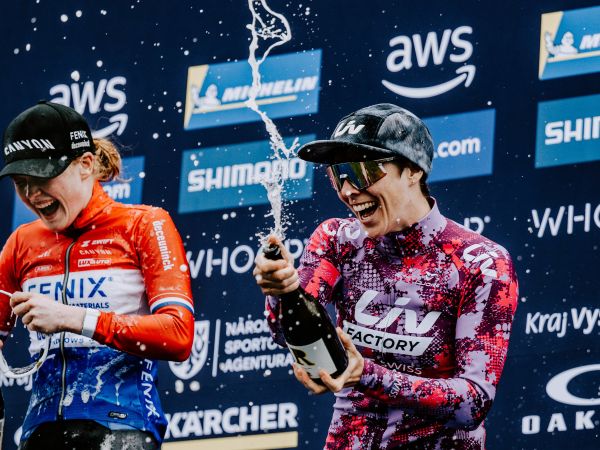 Linda Indergand Lands on the Podium at the XCC World Cup in Nové Město...