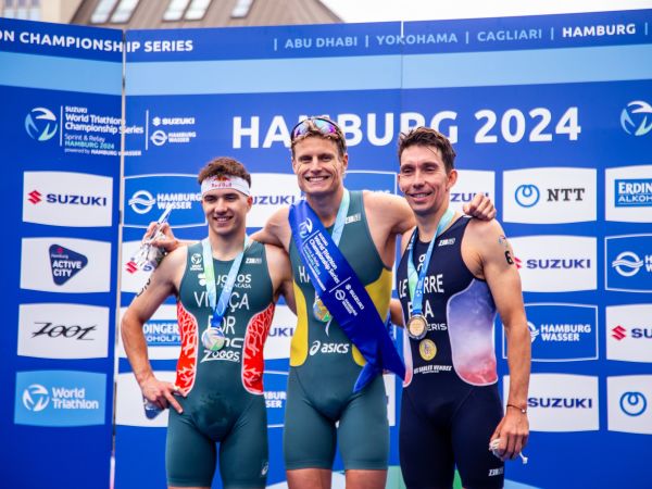 Podium de Pierre le Corre sur la WTCS Hambourg !