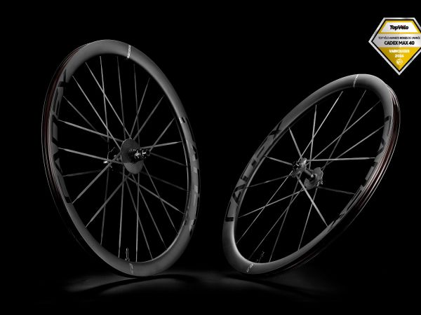 Les roues v�lo route CADEX Max 40 ont �t� �lues roues de l�ann�e lors des Top V�lo Awards!