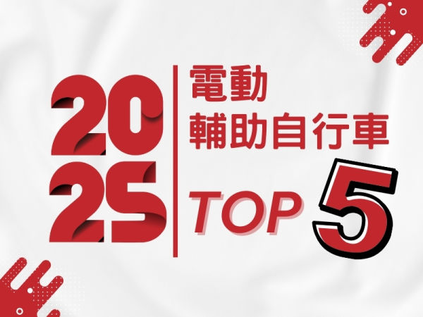 2025「電動輔助自行車 TOP 5」推薦介紹