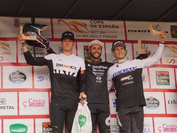 Marco Veiga, tercero en la Copa de España de DH 2025 en Molinos (Lugo)