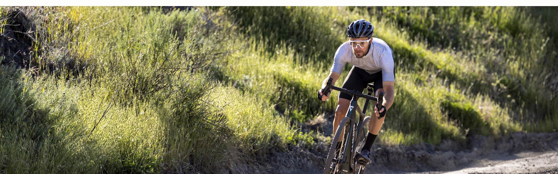 electric road biker on a gravel patch